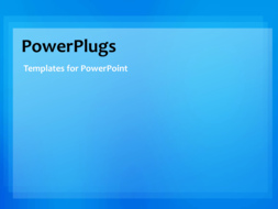 PowerPoint Template - blue background